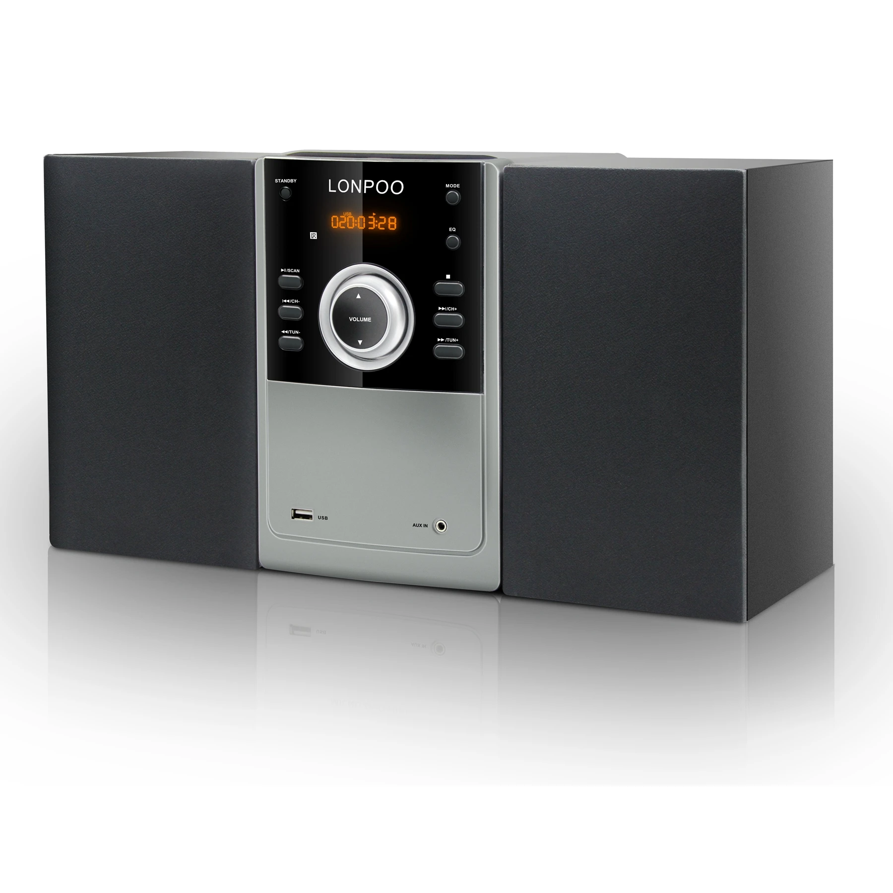Private Design Mini Dvd Combo Hifi Music System With Bt Fm Radio Usb