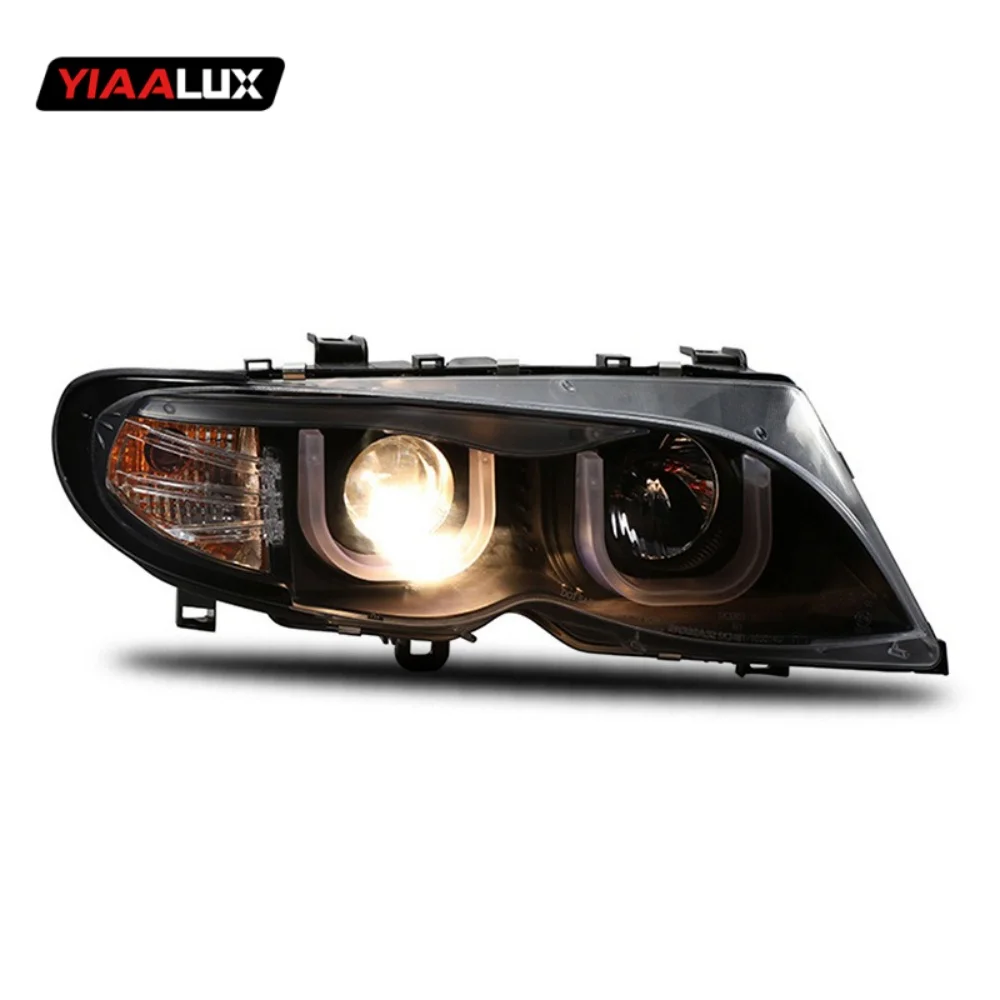 product car headlights for bmw 3 series e46 2001 2004 4 doors led car lamps daytime running lights dynamic turn signals car accessories-15