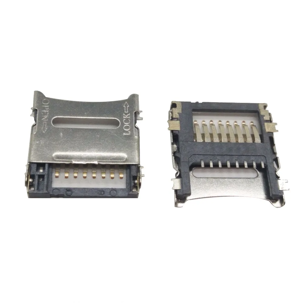 Push-Push Type TransFlash TF Micro SD Card Socket Adapter Automatic PCB Connector - ANKUX.COM