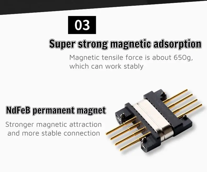 Surface Mount Header Straight 4 Pin Pogo Pin Connector Buy 4