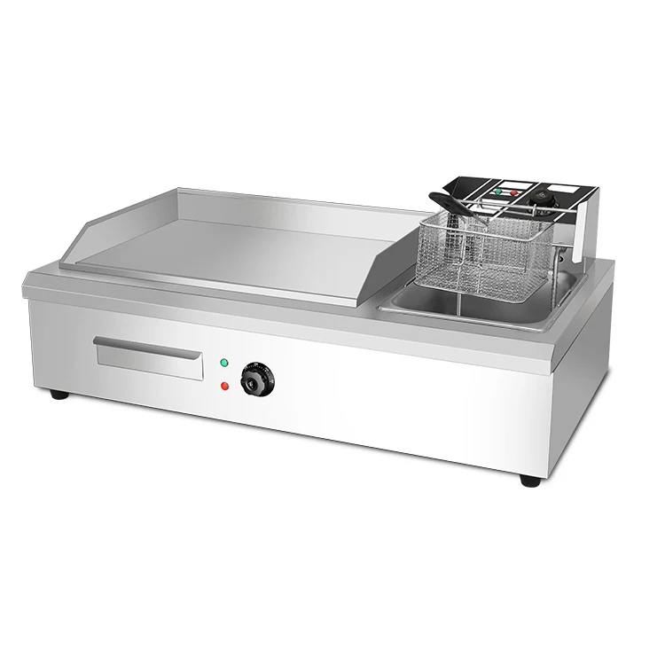 Commercial Hotel Restaurant Table Top Stainless Steel Grill Griddle Teppanyaki Griddle Flat