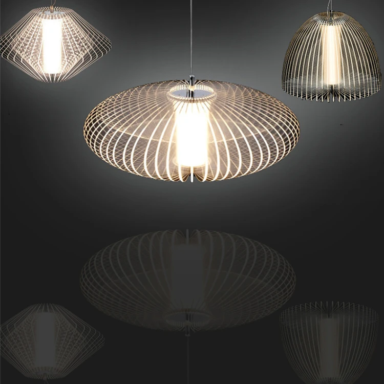 Modern design decorative acrylic led pendant light acrylic sheet for home hotel lighting