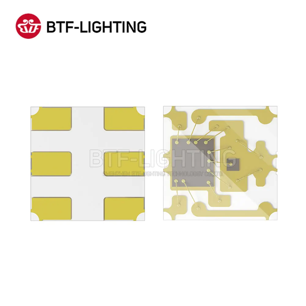 Better sellking SK6805-1515 SK6812 SK9822-2020 smd 1515 2020 led chip DC5V 0.1/0.2w 1000pcs/pack