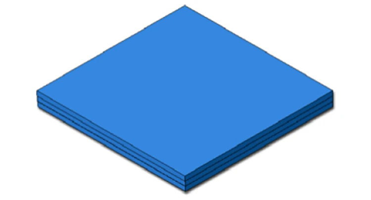 Flat soft foam absorber