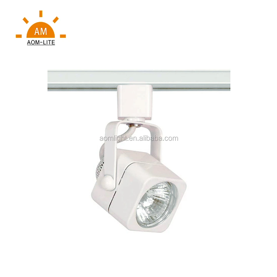 Applicable North America ETL and Cheap Aluminum 3 circuit juno square style  GU10 base White jewelry display spot track lights