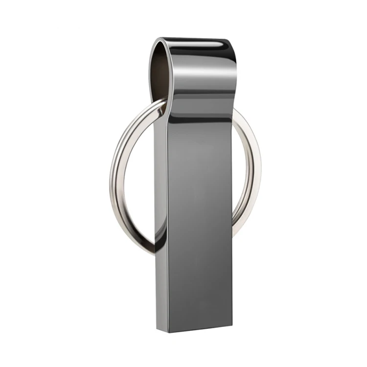 usb flash drive silver usb 3.0 metal pendrive 128GB 64GB 32GB 16GB 8GB 4GB usb memory stick Key chain pen drive Free custom LOGO - ANKUX.COM