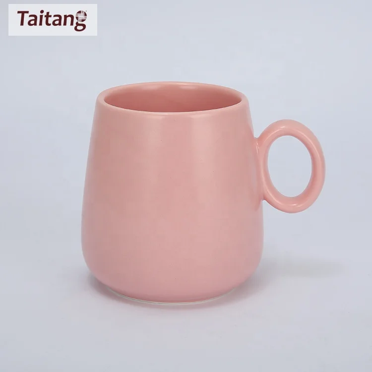 Coffee Mugs For Customize, Elegant Solid Color Ceramic Coffee Mug