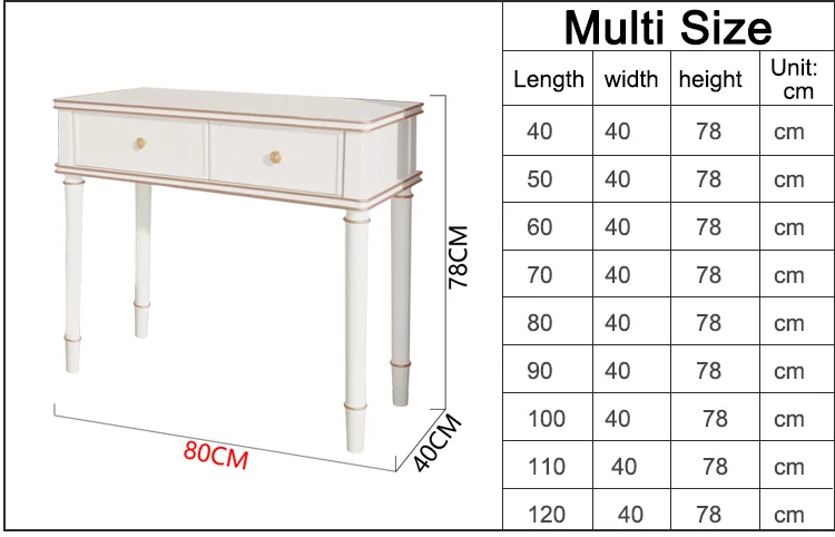 Study Room Furniture Modern Design Solid Wood Office Writing Table Study Desk Custom Size