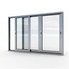 Glass Aluminum Lift Sliding Windows Silver Double Leaf Aluminum 3 Panel Sliding Shower Windows