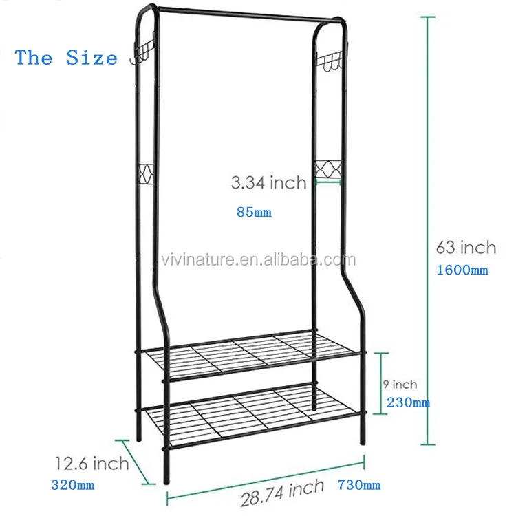 Clothes Rail Coat Garment Rack Hanger Metal Shoe Stand Organizer With Storage Shelf White Buy Clothes Rail Rack Clothes Garment Rack Hanger Clothes Rail Storage Shelf Rack Product On Alibaba Com