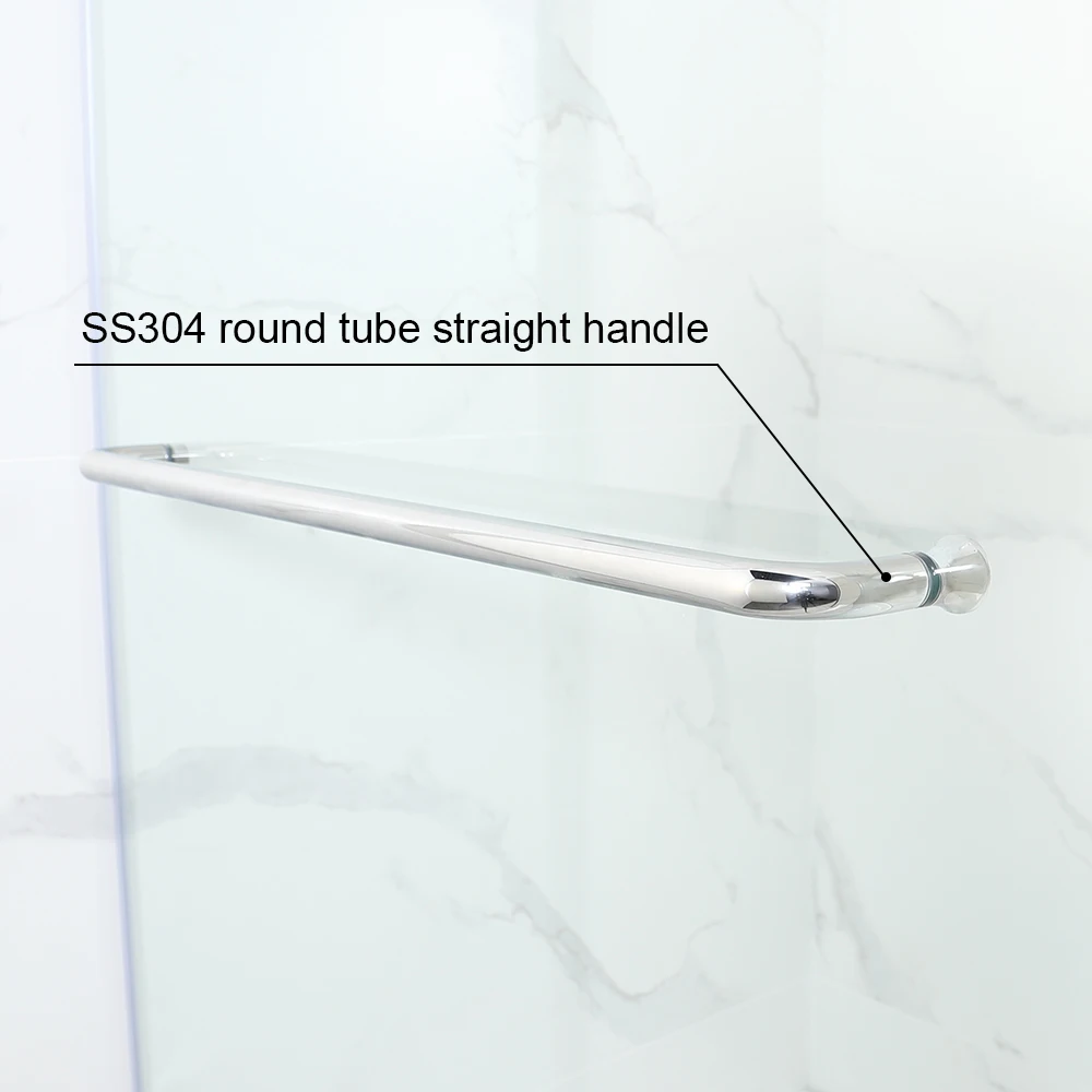 factory price high quality folding tempered glass bathroom bath door shower bathtub screen