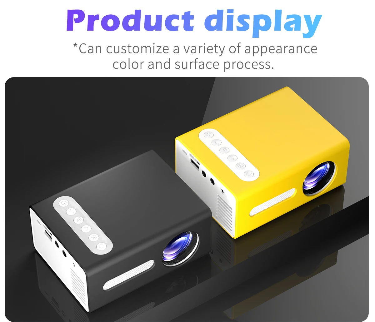 Salange J15 Mini Projector Support 1080p Led Lcd Home Video Portable