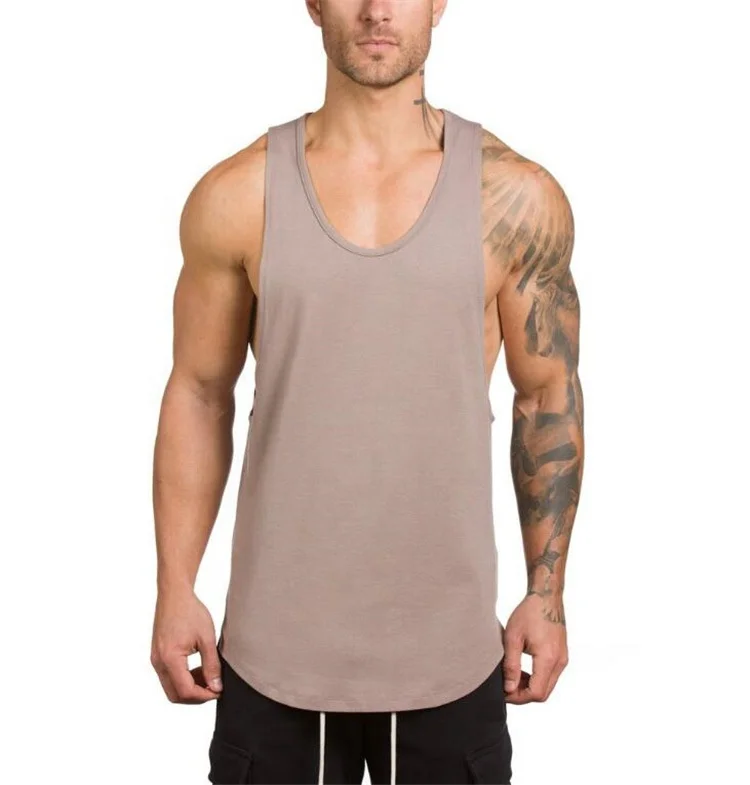 
High Quality Custom T-shirt Men Tank Top Gym 