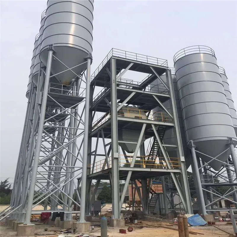 Bolted Type Lime Cement Silo For Store Powdered Quicklime And Hydrated