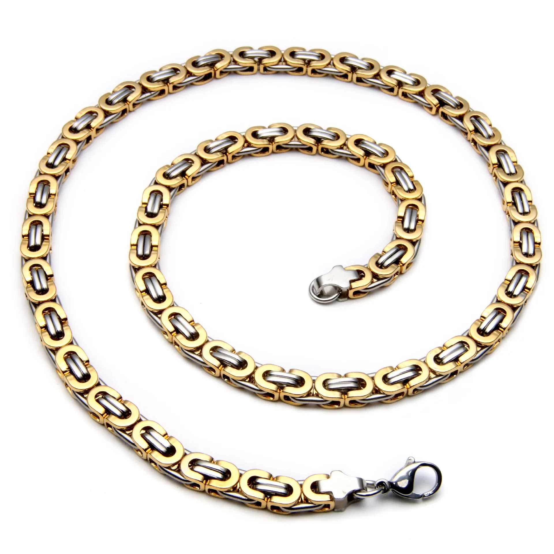 stainless steel necklace hot trendy strong man necklace tungsten