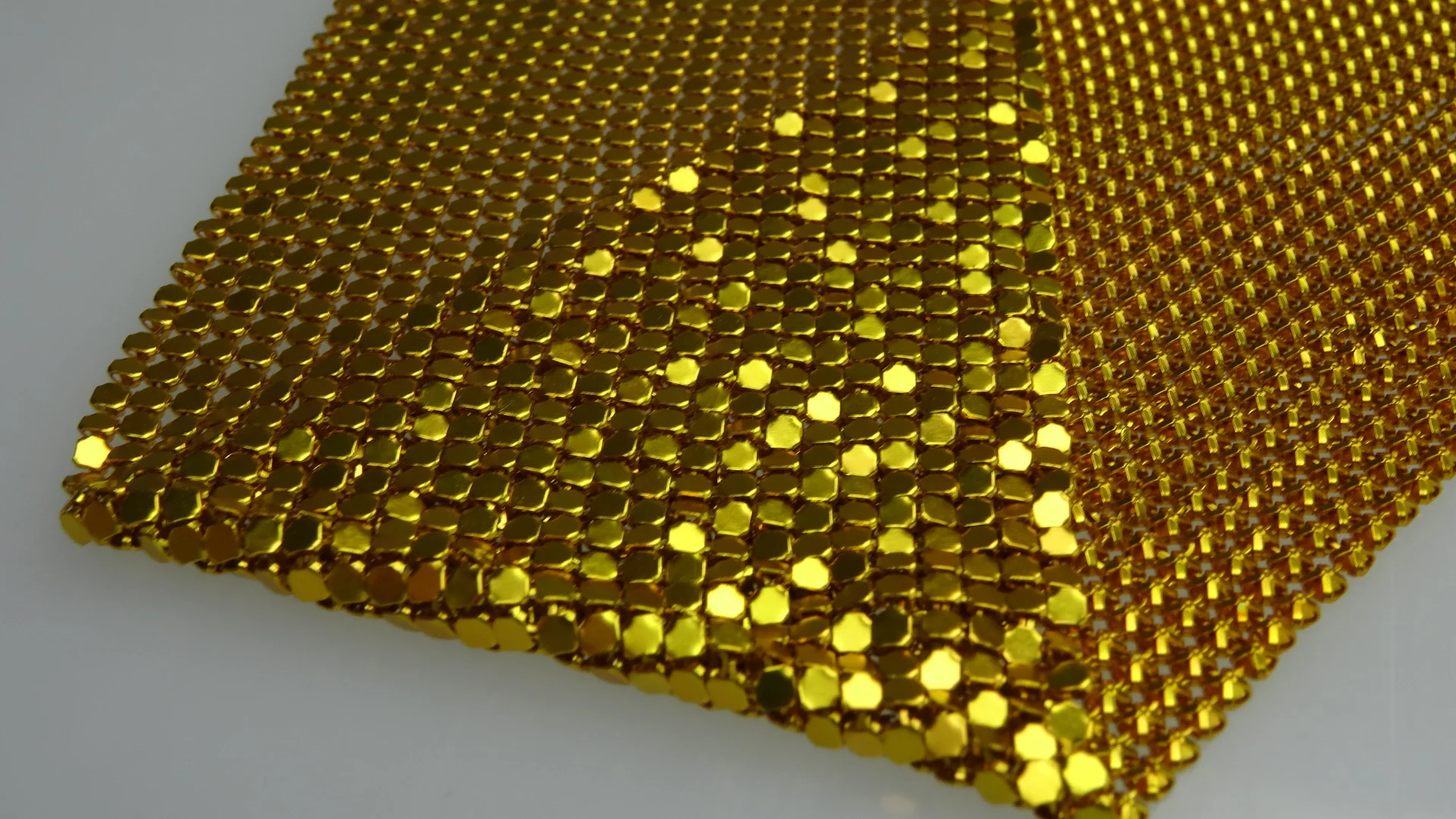 其他应用程序的用于晚装包和鞋子的银色和金色金属网眼织物布