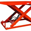 1000kg Trail-type small platform folding scissor lift with extension platform