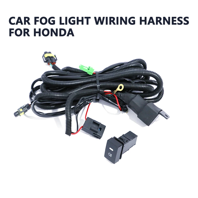 Automotive Fog Light Wire Harness 12v 40a Relay Fog Lamp On Off Switch
