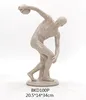 Creative household decoration cast-put discus thrower's moving character swing piece handicraft article