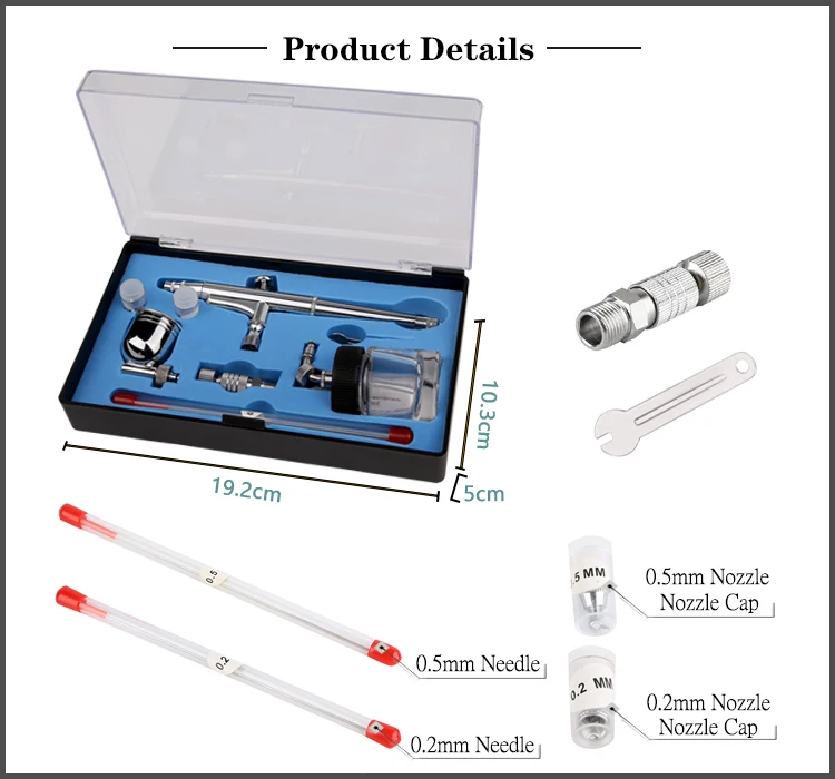 LinhaivetA tattoo machine airbrush kit facial air brush tanning mini spray gun