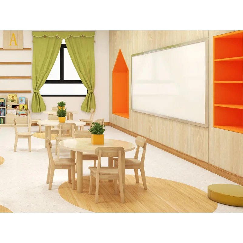 Cowboy Promotion Childcare Solid Wood Pre School Play School Furniture