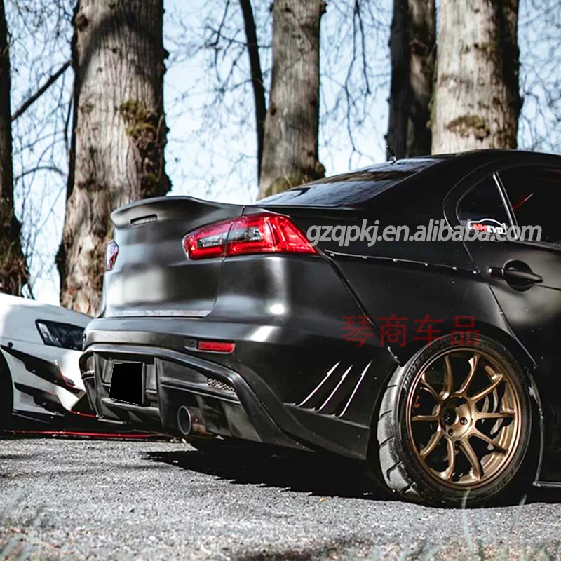 Lancer 10 Rear Diffuser For Mitsubishi Lancer Body Kit Lancer Front and Rear Bumpers Side ...