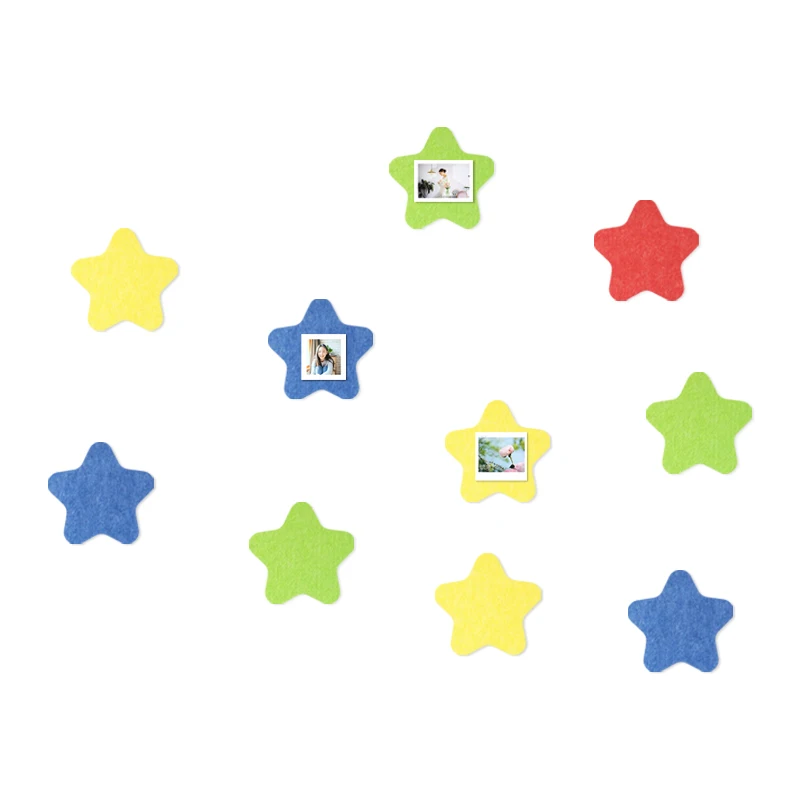 factory direct sale low cost felt sticker with different shapes