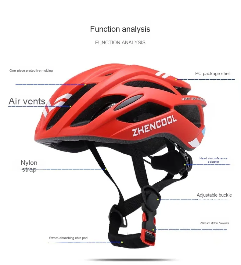 product mens dual sport foldable face pattern bicycle helmet safety equipment for road mountain biking  skateboarding-7