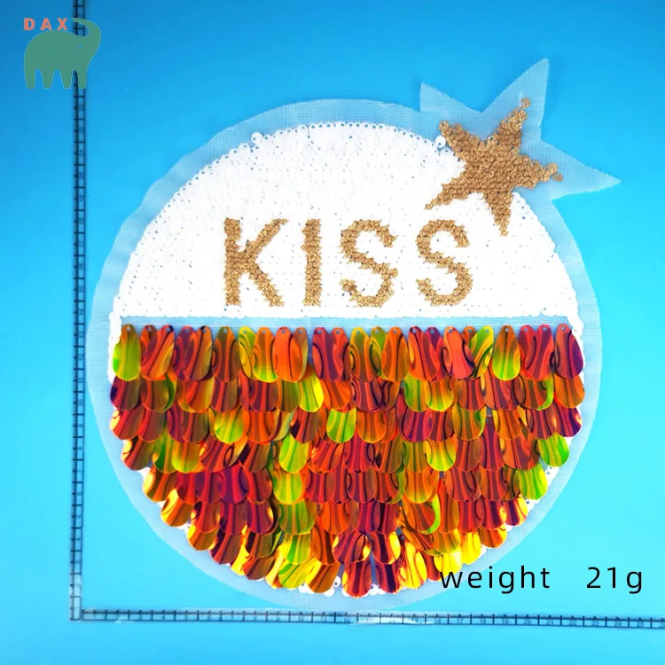 
Pentagram patch, Sequin, embroidered cloth, stickers, heat transfer, factory direct sales, customization 