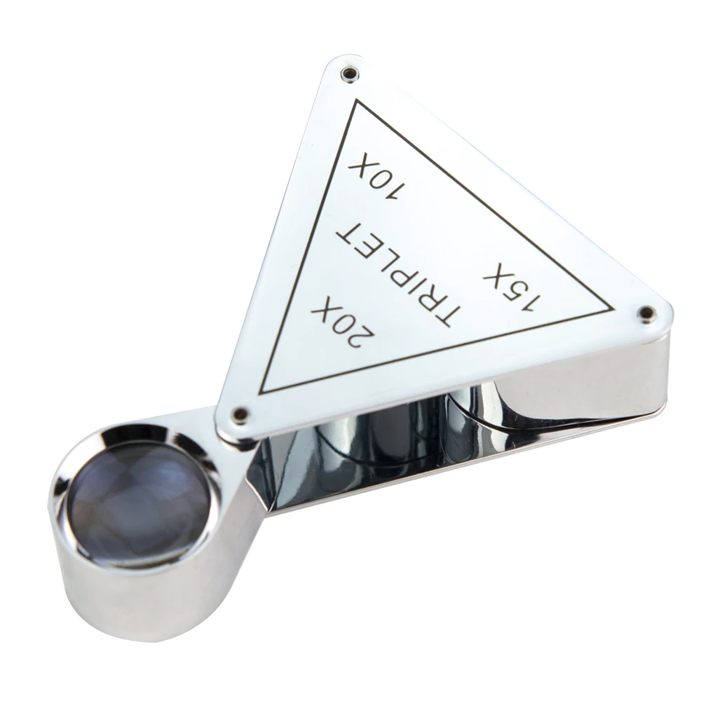 Lupa Triplet 10X - Magnifying Loupe for Jewelry Inspection