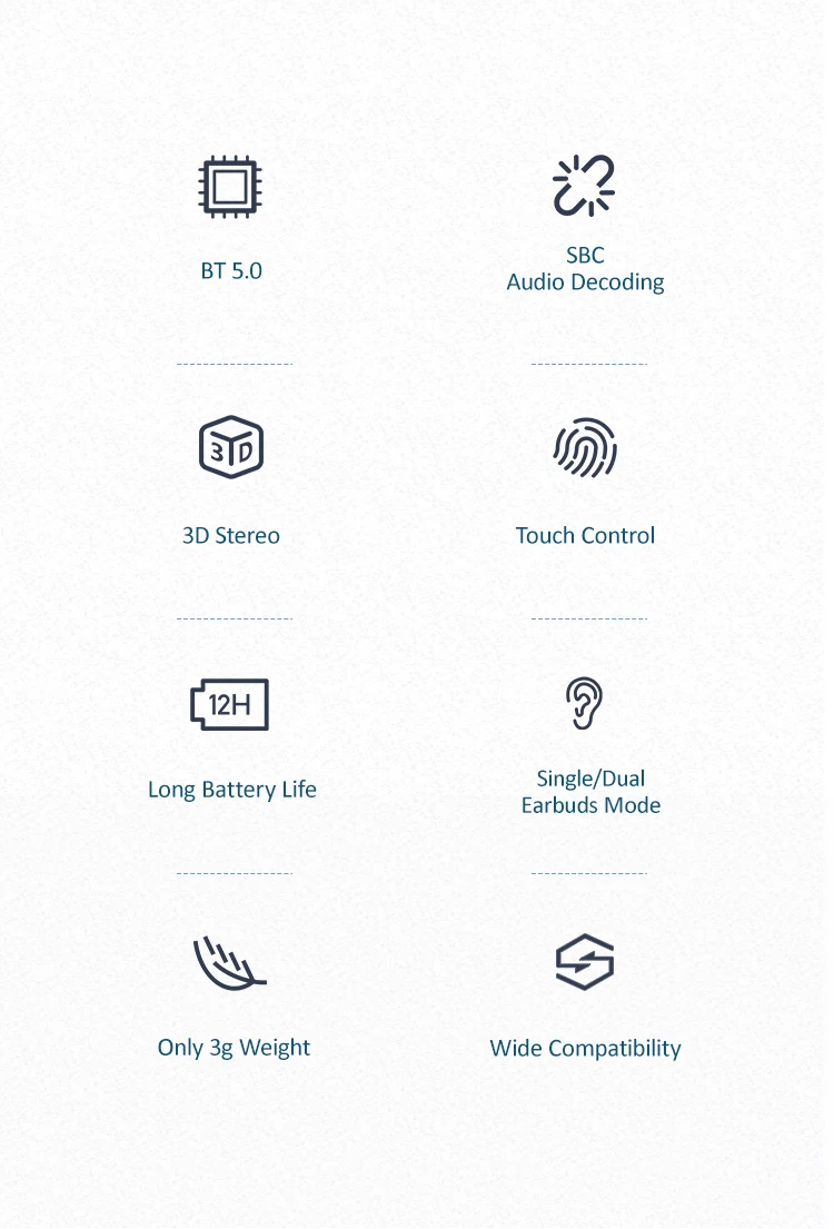 USAMS-écouteurs sans fil, oreillettes stéréo, très bon prix