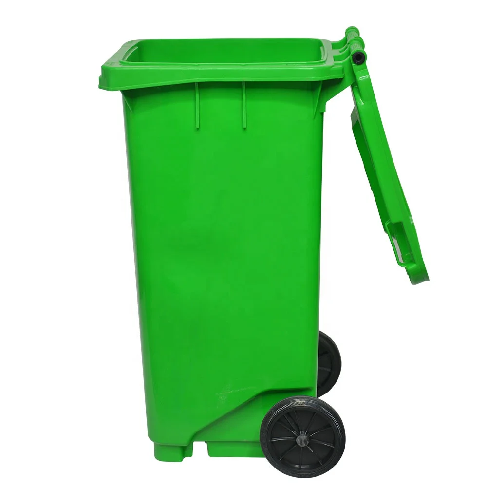 Outdoor 120l Plastic Wheeled Garbage Bin / Trash Can / Dustbin Buy