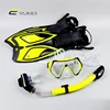 Training with Short Blade Dive Tech Compact Design for Travel Closed Heel Flippers for Perfect Fit Comfort Diving Fins