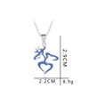 christmas gift creative personality browning deer elk pendant necklace