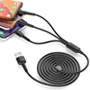 Cheap items 1m 2.4A Fast Charging USB 3 in 1 Cable MOXOM Newest 3 in 1 Charger Cable