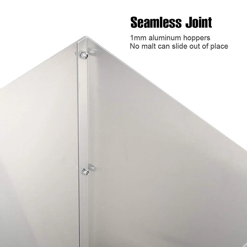 Brewing Grain Mill 304 Stainless Steel 2 Rollers Homebrew Barley