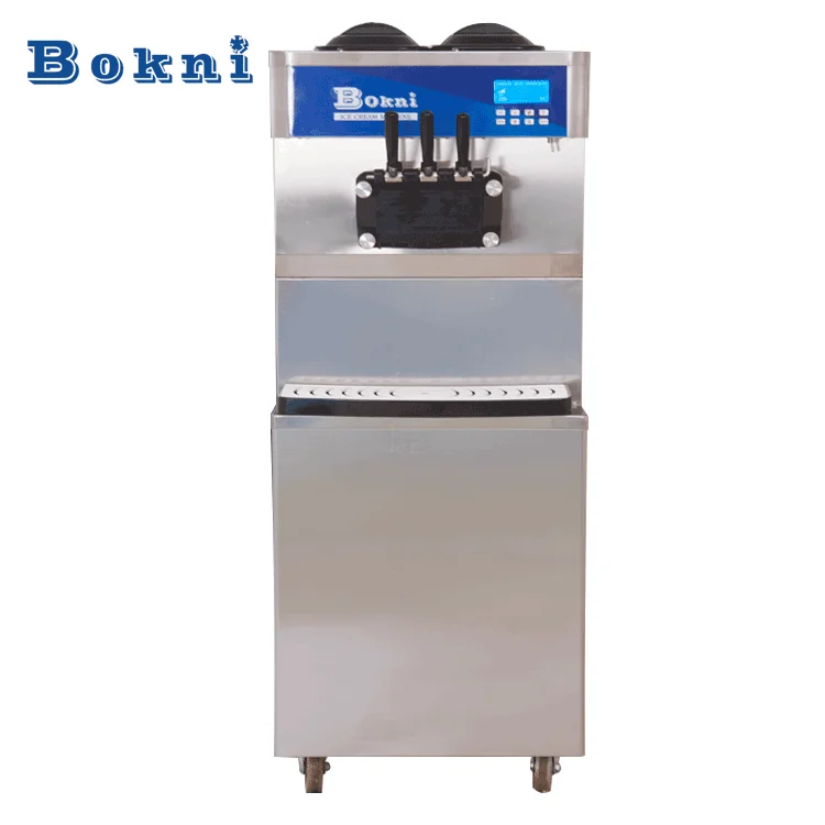 Stainless Steel Frozen Yogurt Machine Commercial Using Ice Machine