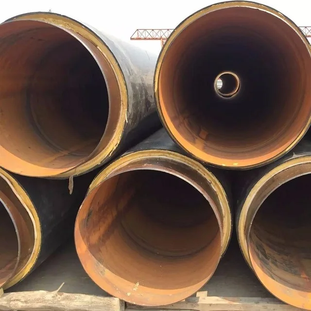 Bs En253 Standard Dn200mm Insulated Hdpe Pipe Jacket Prefabricated