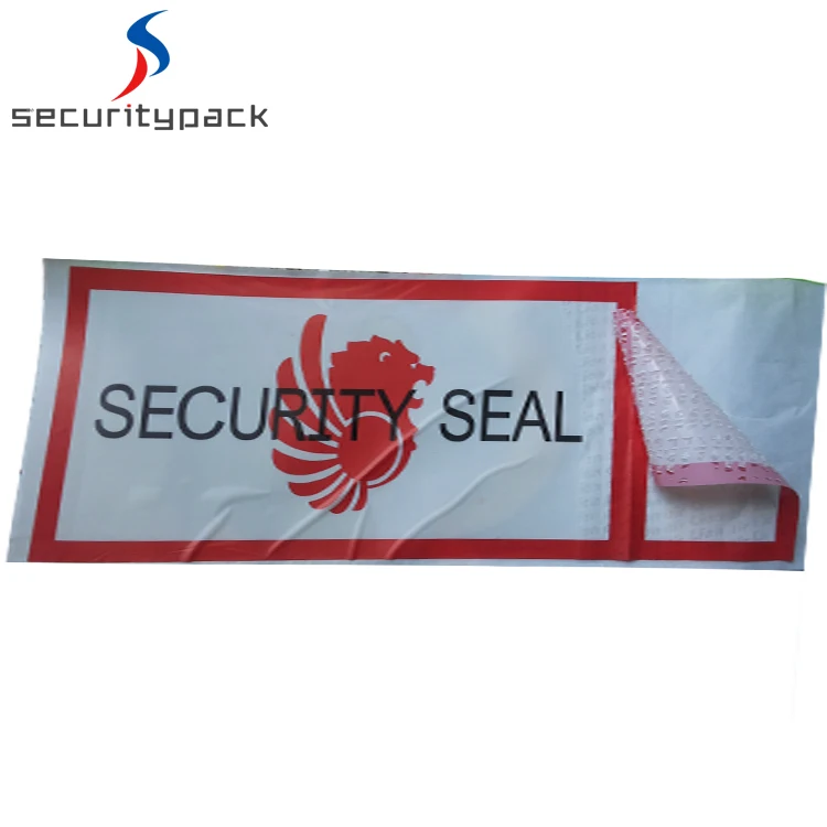 Security Perforated Seal Tamper Proof Sticker With Perforation Tamper