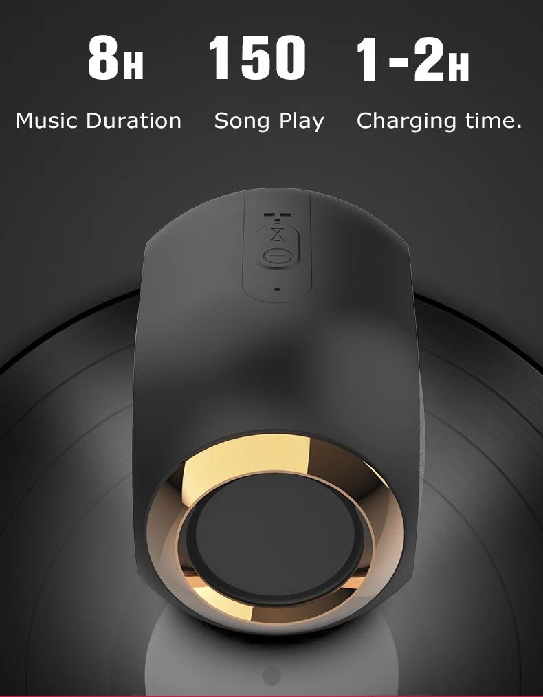 Innoliance X6 Sizes Wireless Golden Egg Speakers for Bluetooth - ANKUX.COM