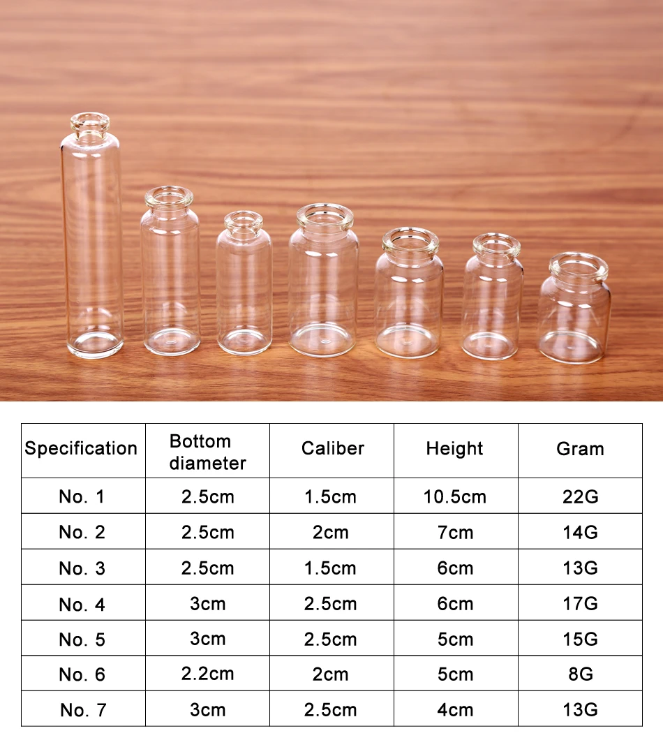 透明优质虫草瓶 30毫米口径螺旋刃铝盖玻璃试管股票