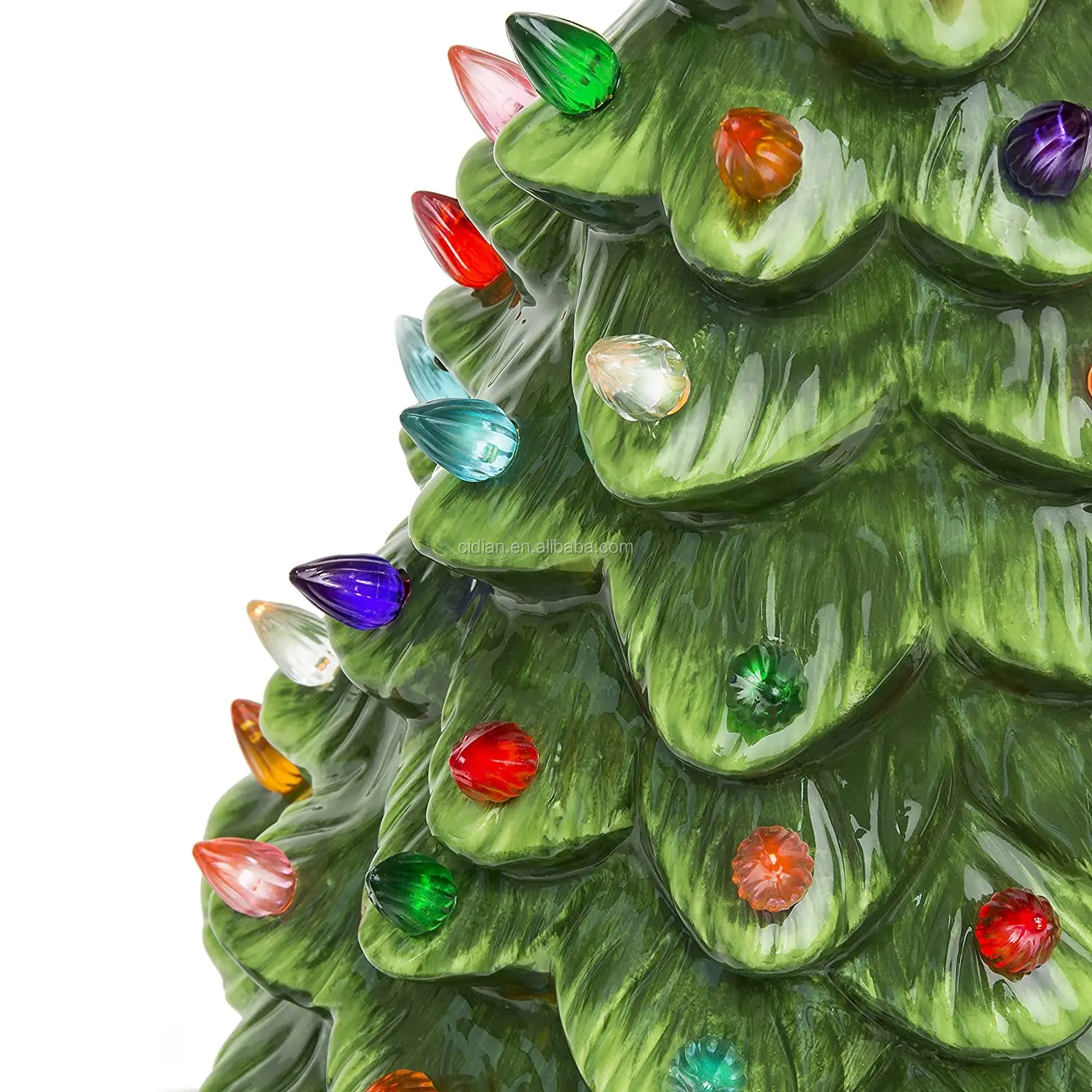 Tabletop Large Ceramic Christmas Tree With Lights Buy Ceramic