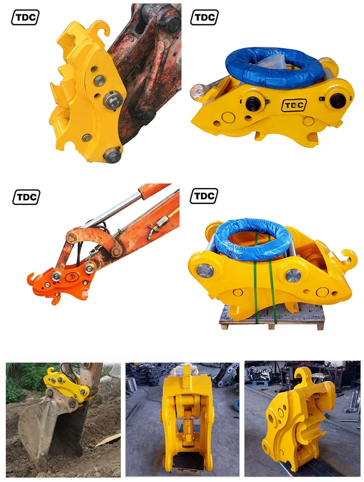 Mini Excavator Attachment Mechanical Quick Coupler Quick Hitch For Sale