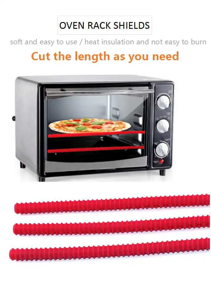 2pack Oven Rack Shields Heat Resistant Silicone Oven Rack Cover Oven