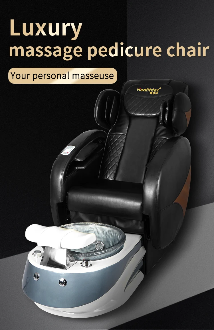 Healthtec Antiacetone Leather Full Body Spa Pedicure Massage Chair
