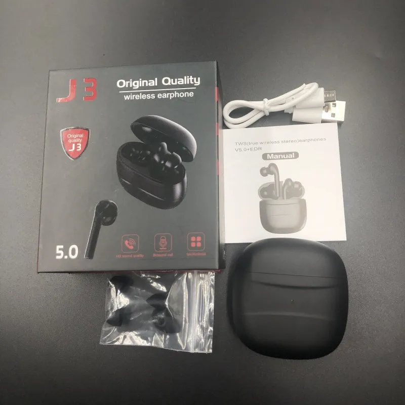 j3 original quality wireless earphone 5.0