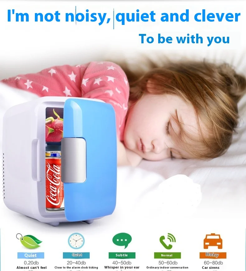 Refrigerador cosmético mini 4L personalizable directo de fábrica refrigerador de belleza semiconductor frío y caliente 2