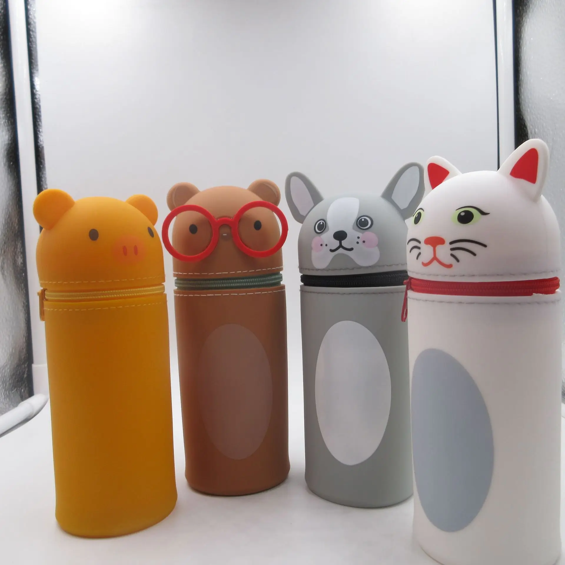 ペンシルケース シリコンスタンドアップペンケース ペンホルダー かわいい動物の顔のペンケース Buy 鉛筆ケース シリコンスタンドアップペンケース ペンホルダー かわいい動物の顔のペンケース Product On Alibaba Com