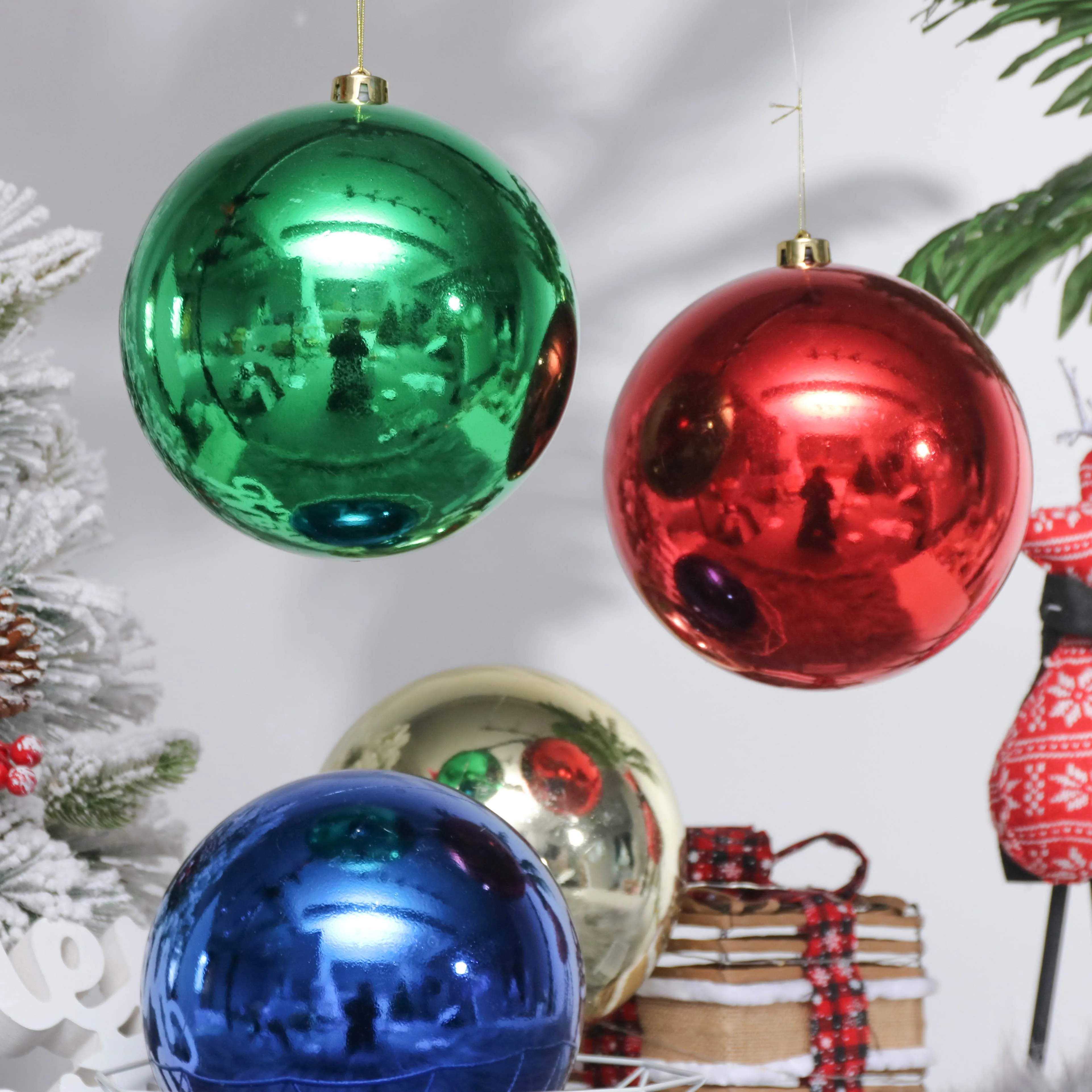 30cm Big Plastic Tree Balls Christmas Decorations Spheres Giant