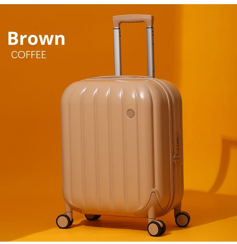 product 20 inch new pumpkin bubble box pc hard case childrens password lock universal spinner wheel travel trolley case waterproof-14